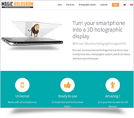 Magic Hologram : Hologramme pour smartphone Magic Hologram : Hologramme pour smartphone