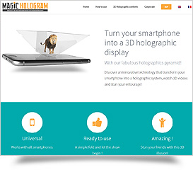 Magic Hologram : Hologramme pour smartphone